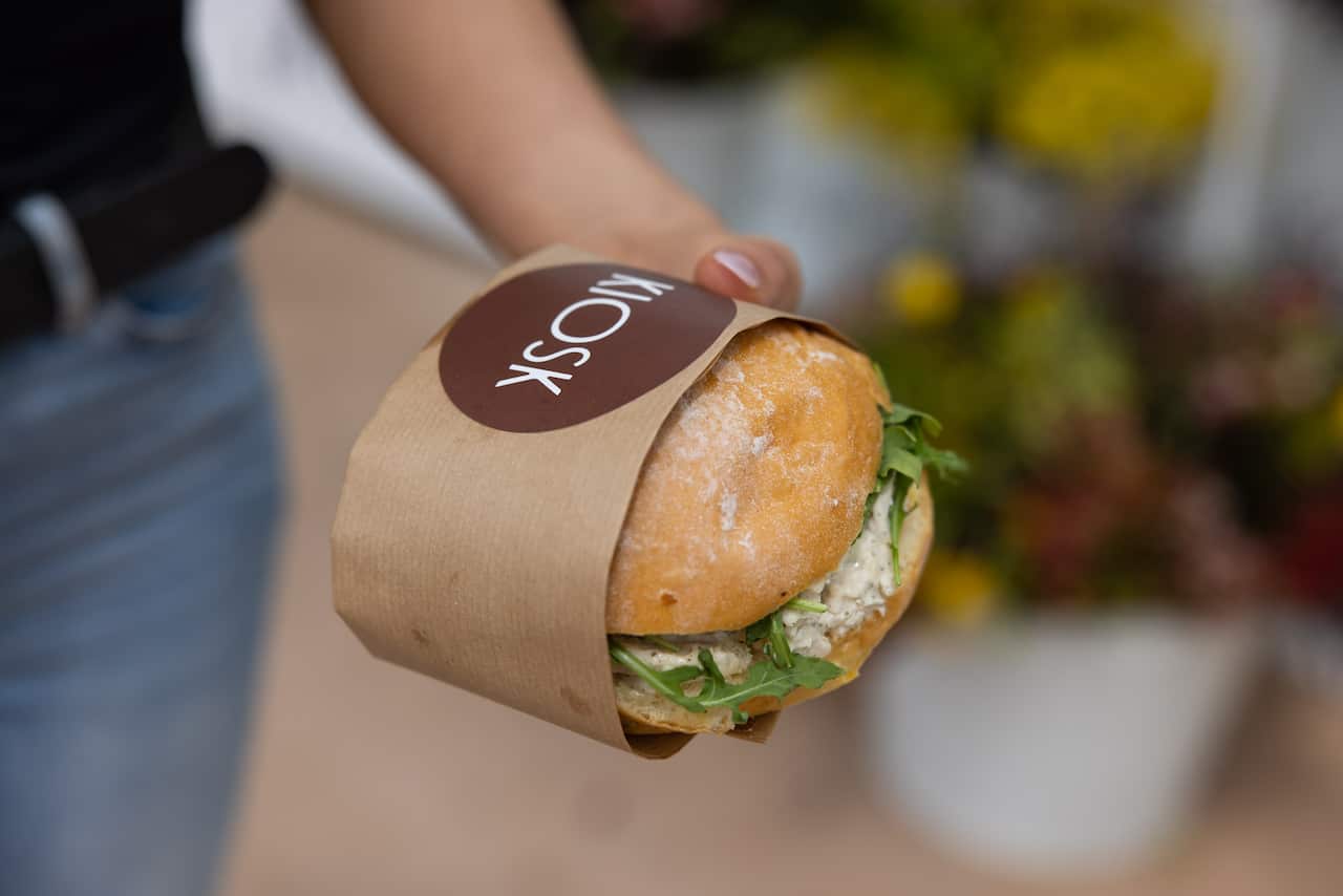 Kiosk food at Sydney Modern, the Art Gallery of NSW