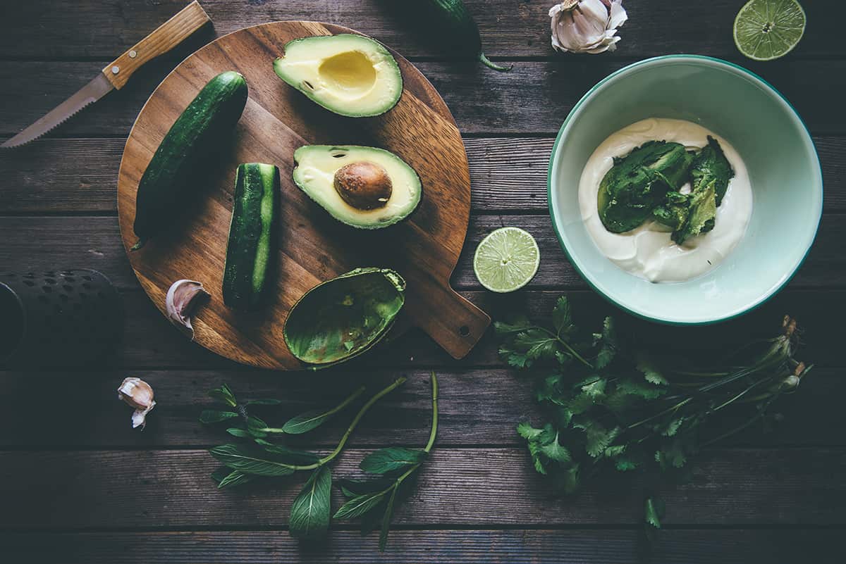 Avocado tzatziki