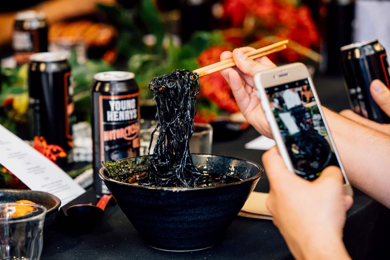 New things to eat this May: Black ramen and ‘Motorcycle oil’ beer
