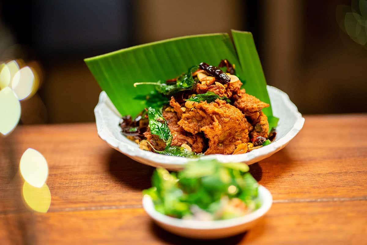 Snapper fish cakes with cucumber relish