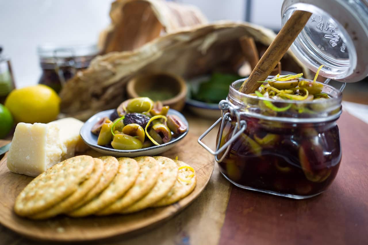 Marinated olives Mark Olive