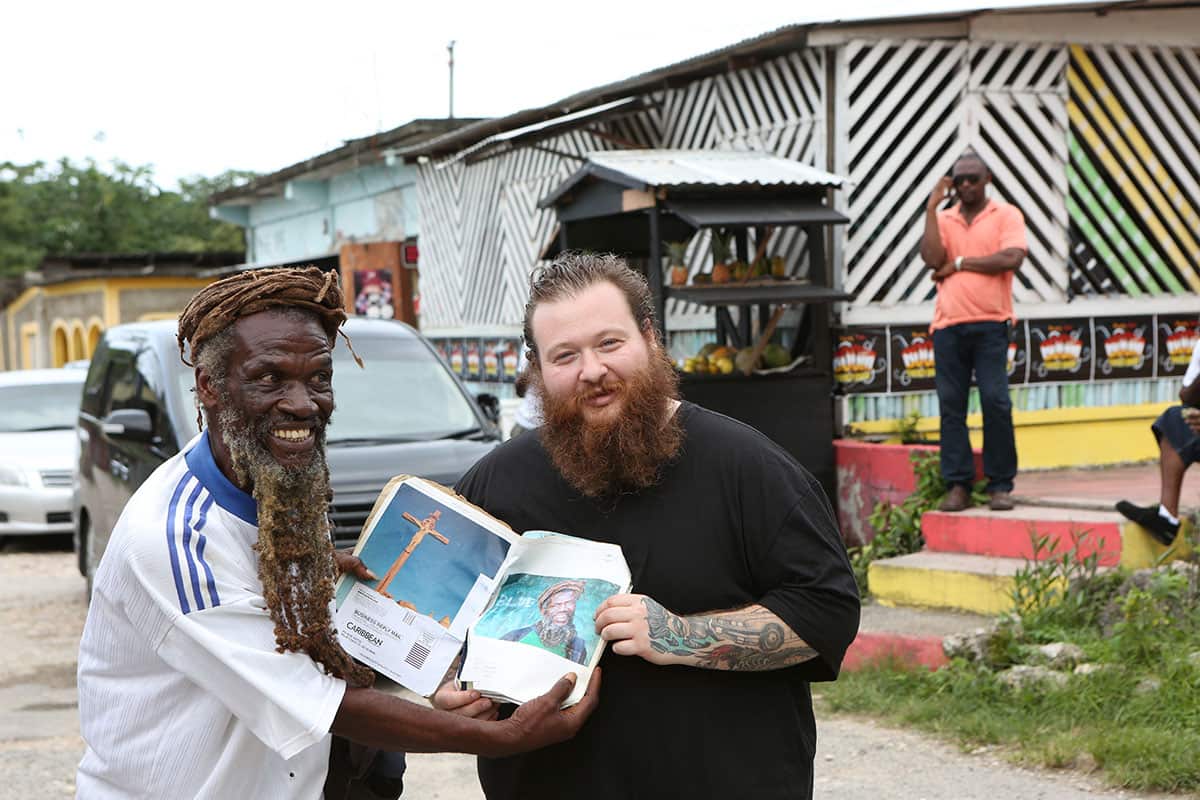 Action Bronson in Jamaica in Fuck That's Delicious