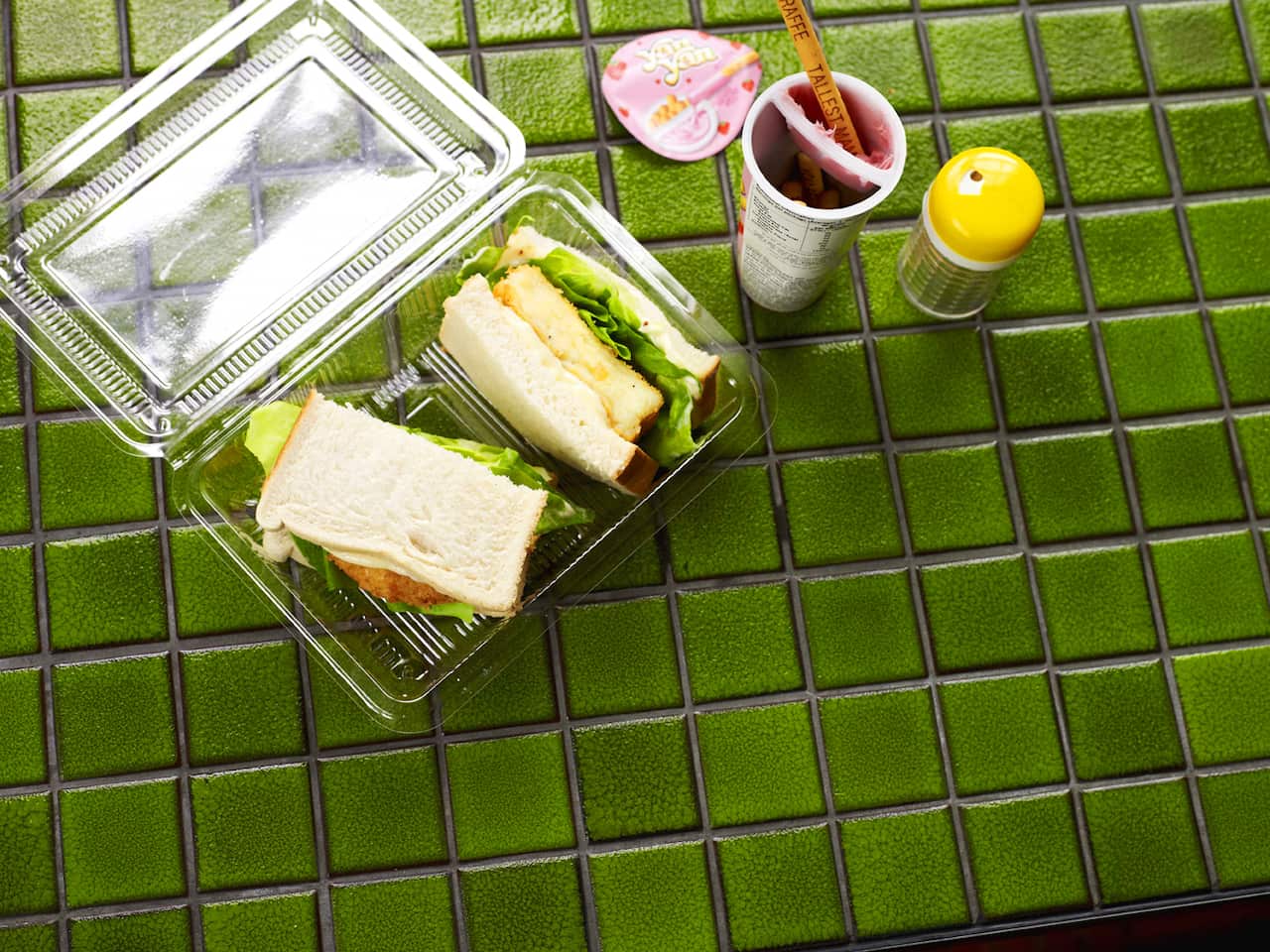 Crab croquette sandwiches (kani korokke sando)