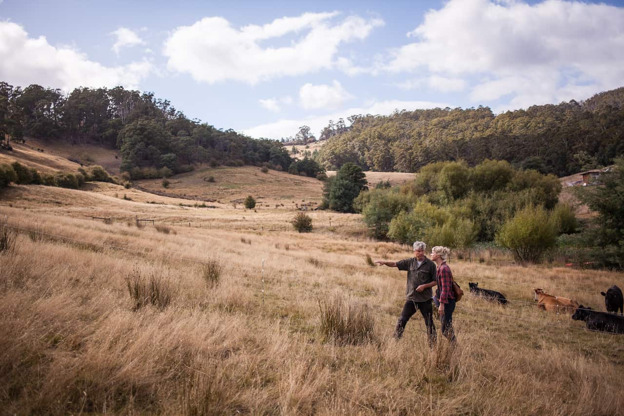Matthew Evans and Hannah from Goodlife Permaculture