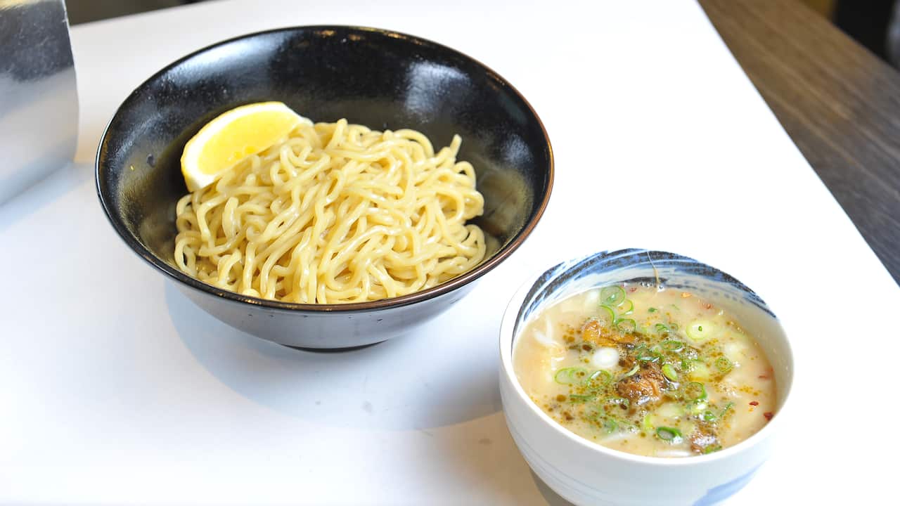 The star of the show is the noodle, which is typically served cold.