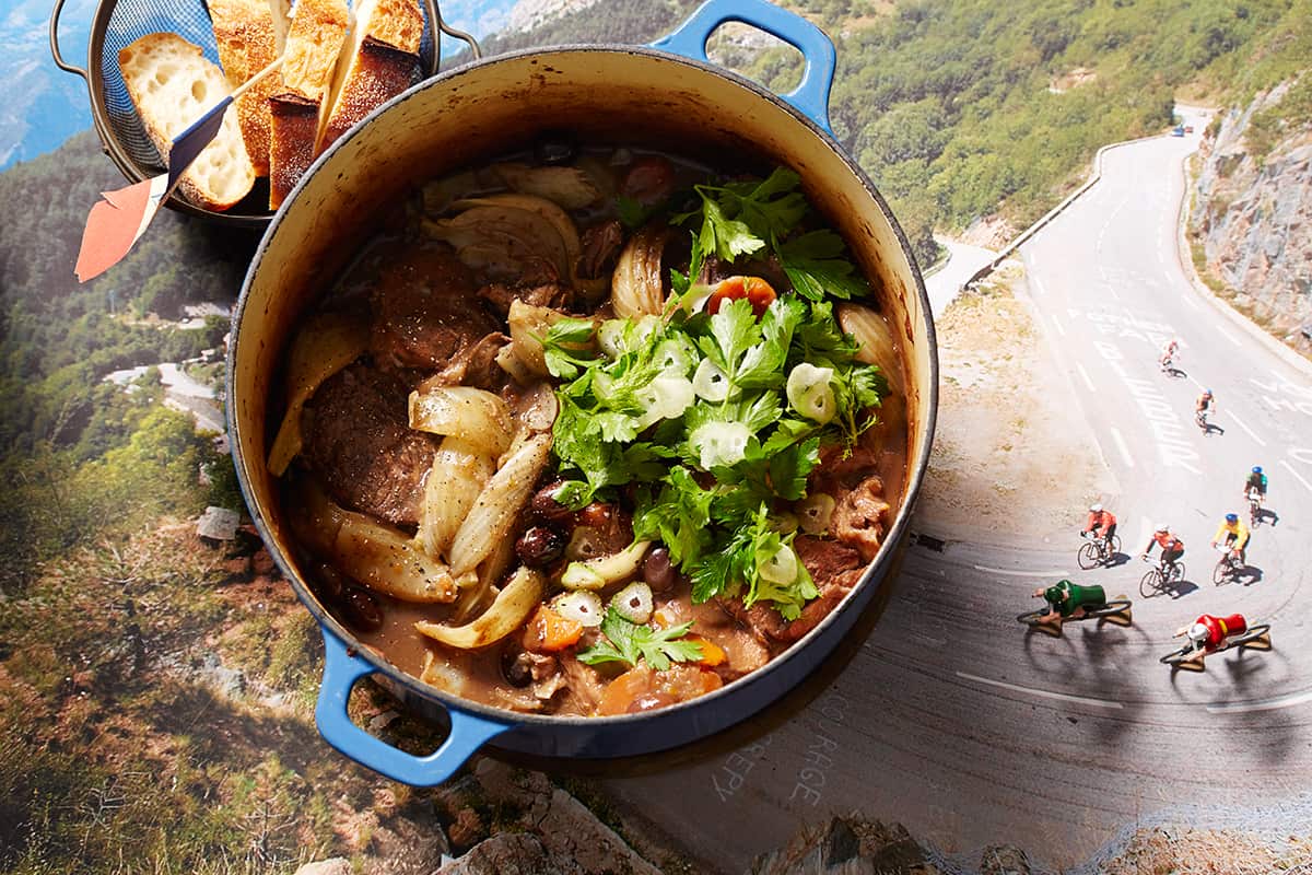 Beef stew with olives and fennel (paleron de boeuf aux olives)