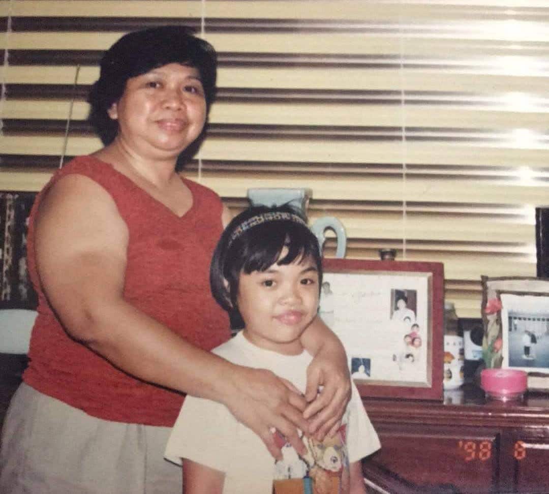 Nae Dizon with her Lola Cita