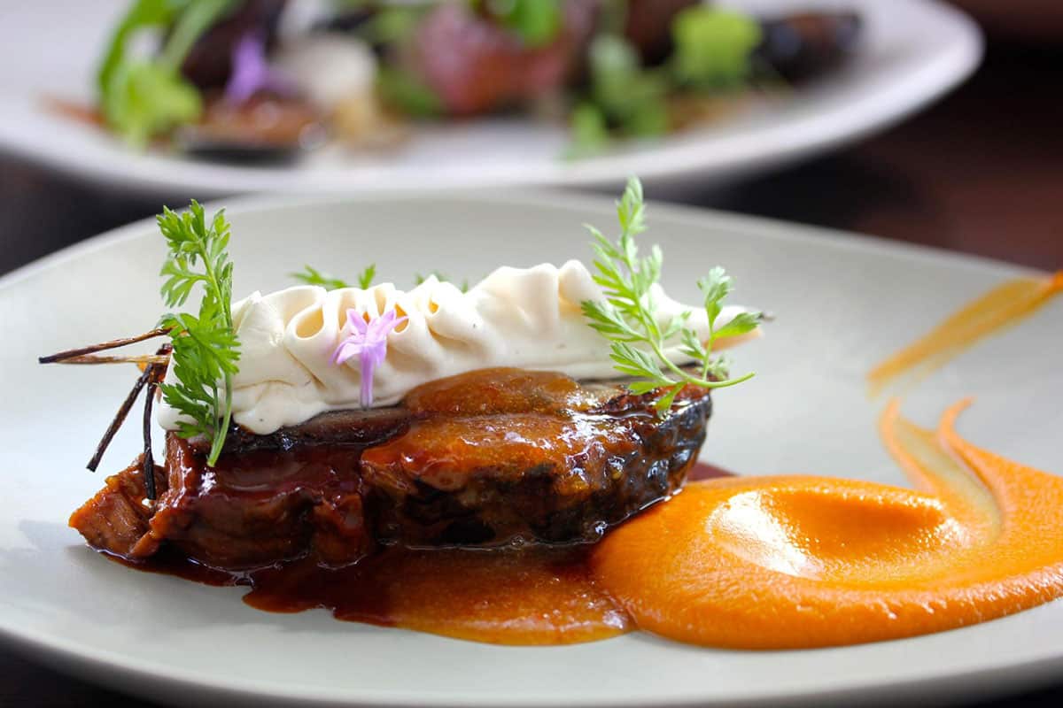 Dish from Muse restaurant