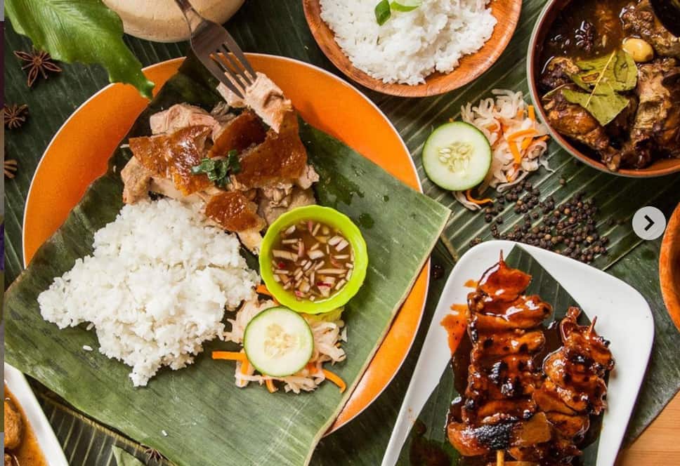 Filipino Lechon is slow-roasted pork with flavourful crackling.