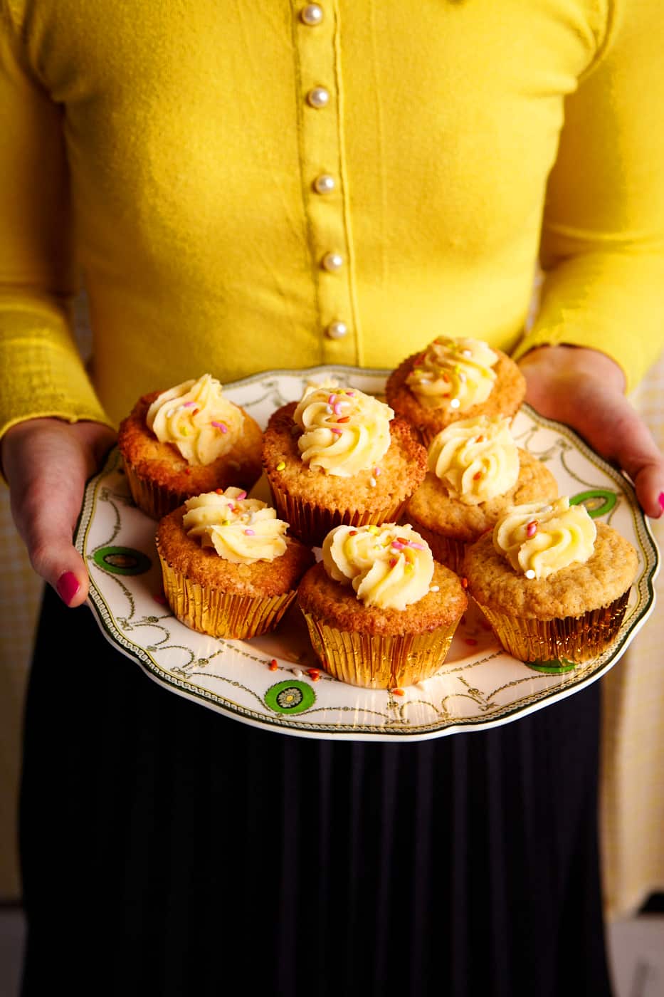 cardamom orange cupcake