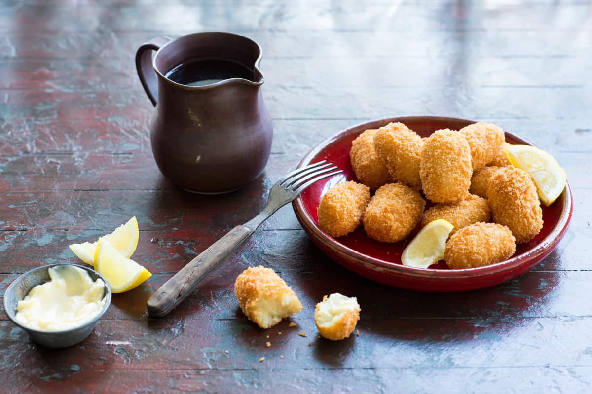 Salt cod croquettes (crocchette di baccalà)