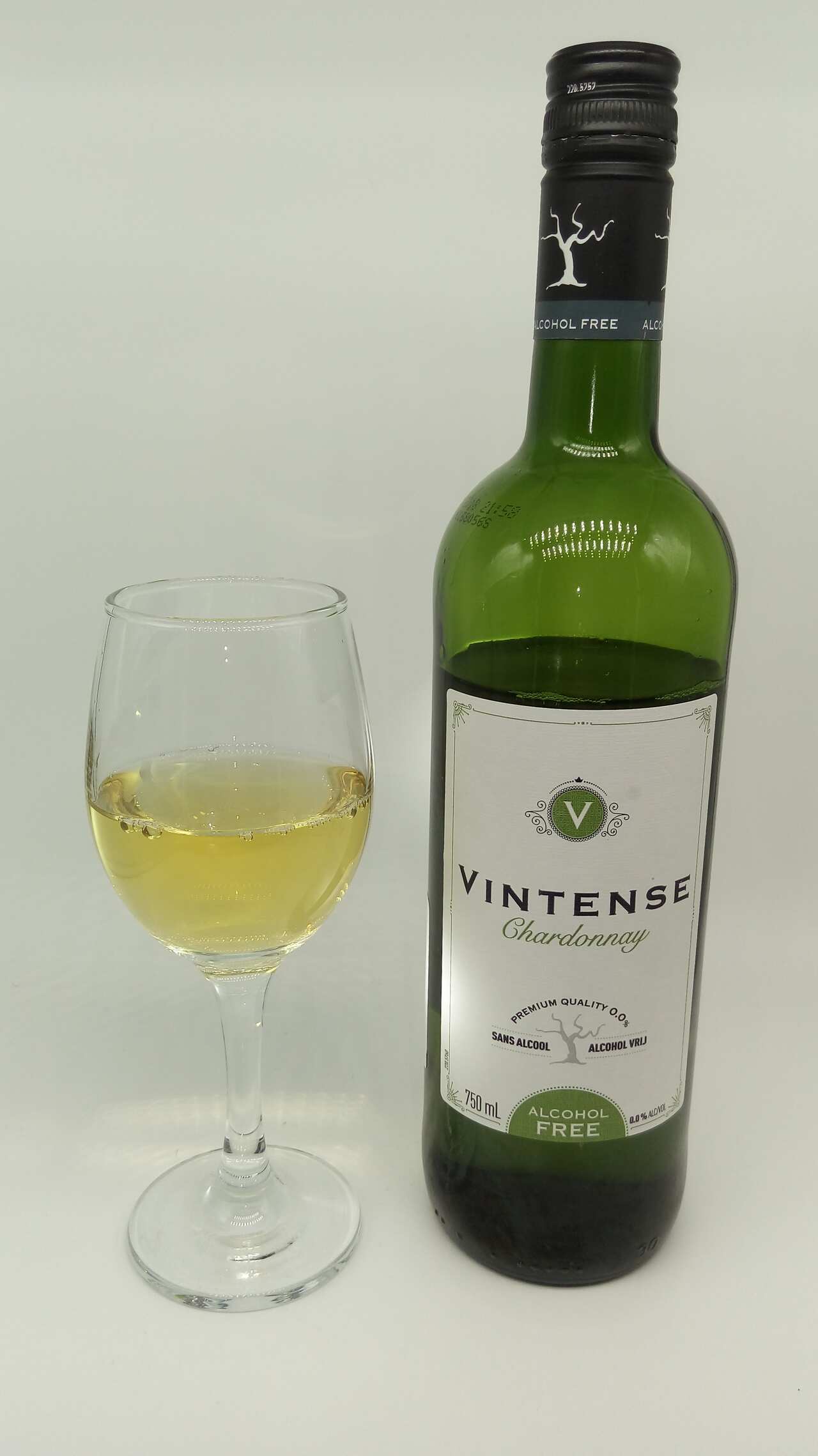 Alcohol-free chardonnay. 