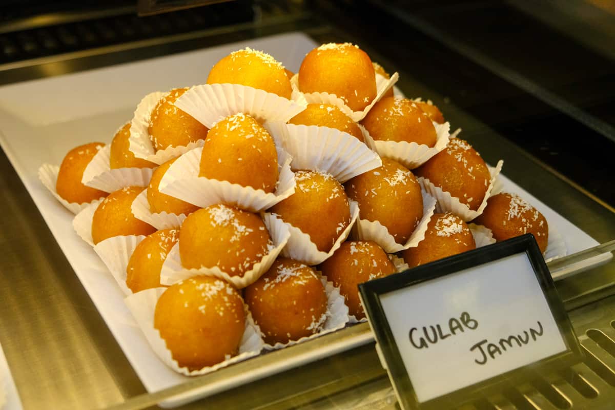 Sweets at Hemani Mehmi Indian Restaurant.