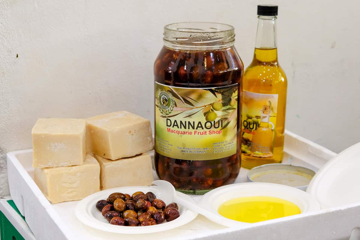 The family behind Macquarie Fruit Shop harvests its own olives.