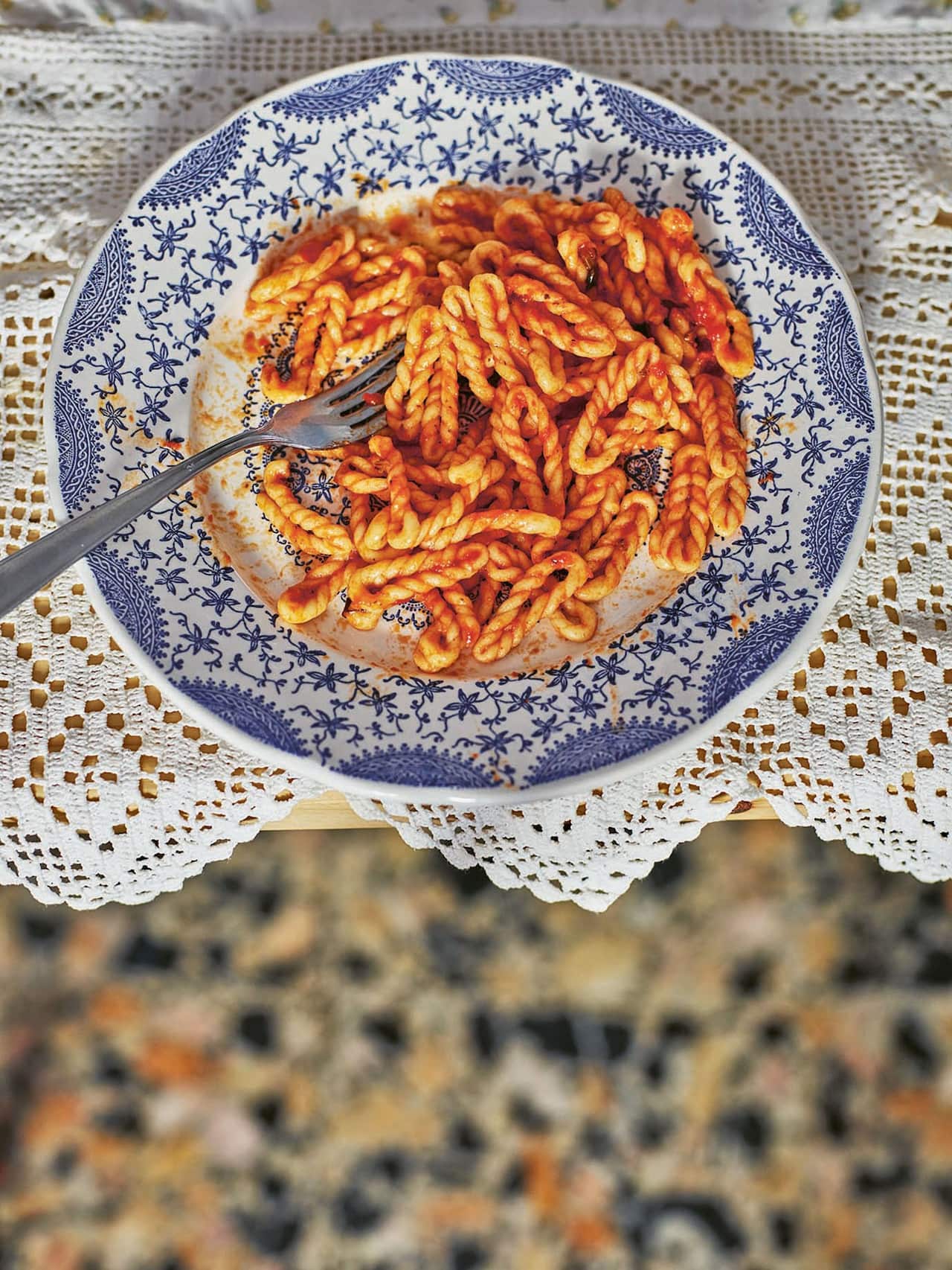 Cesaria’s lorighittas with chicken