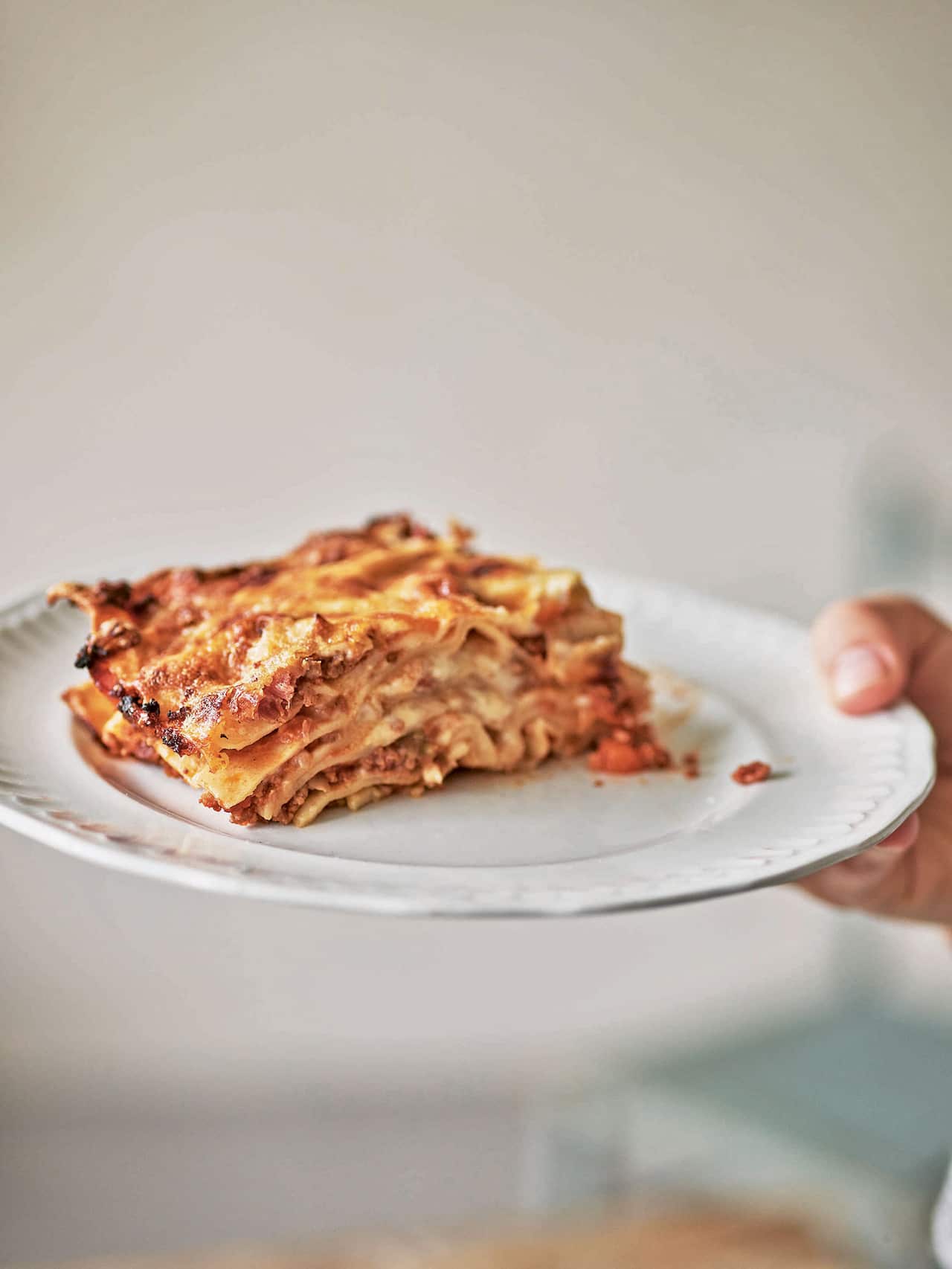 Franca’s classic lasagna with bolognese