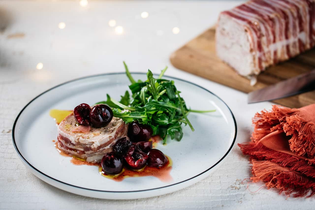 Turducken terrine