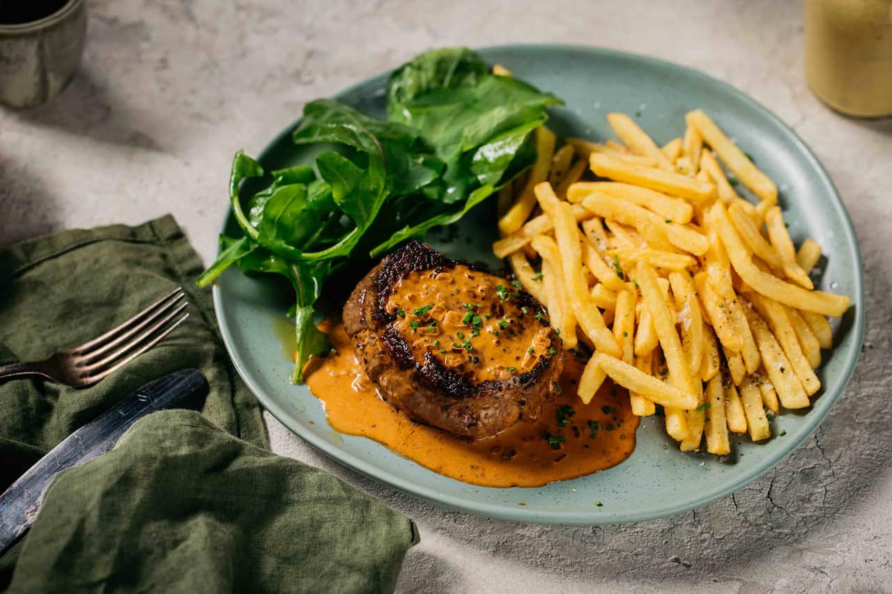 Steak Diane frites