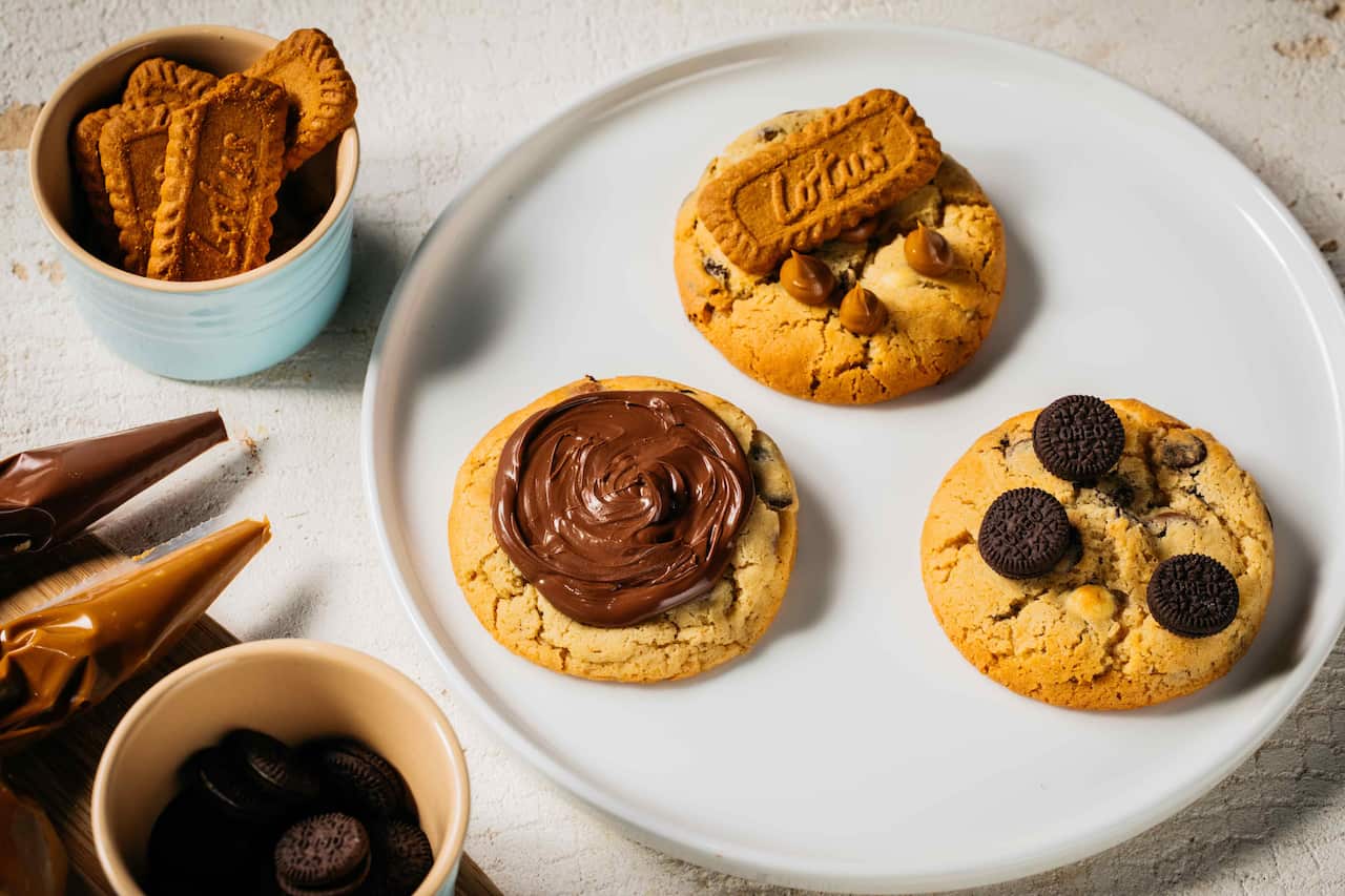 Filled cookies (3 ways)