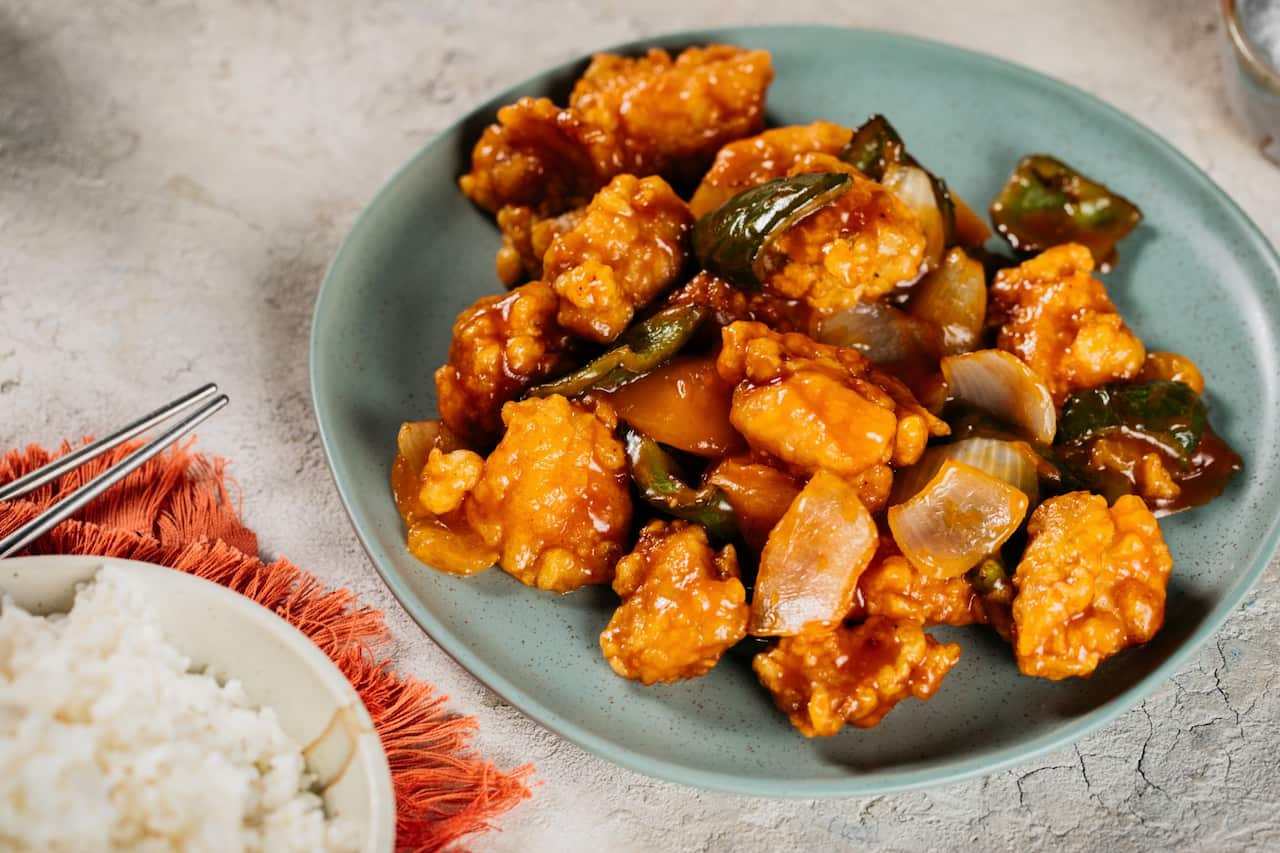 Chinese apricot chicken