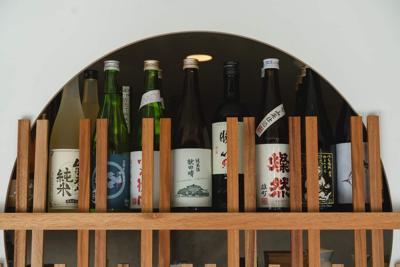 Sake at Amuro restaurant in Sydney