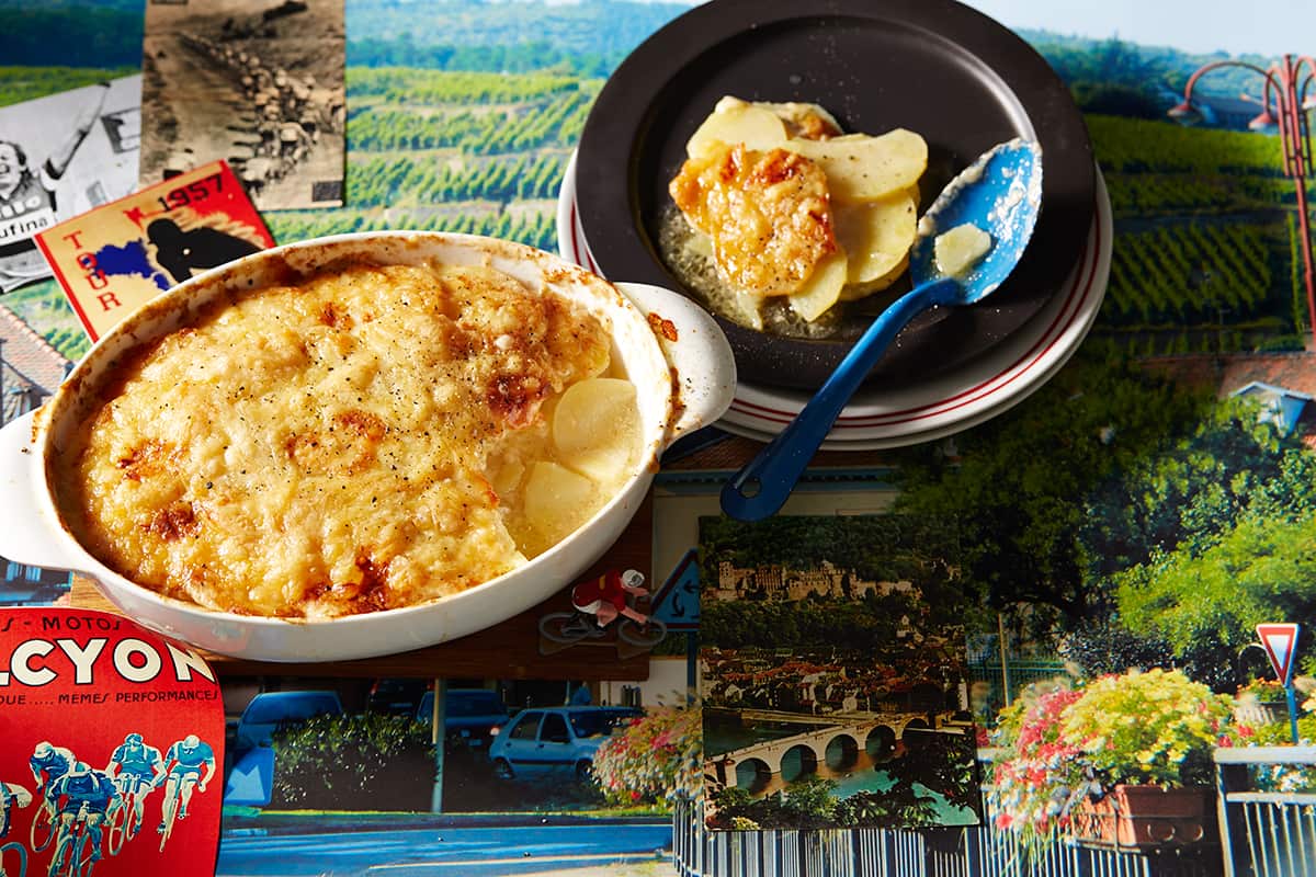 Savoy potato gratin