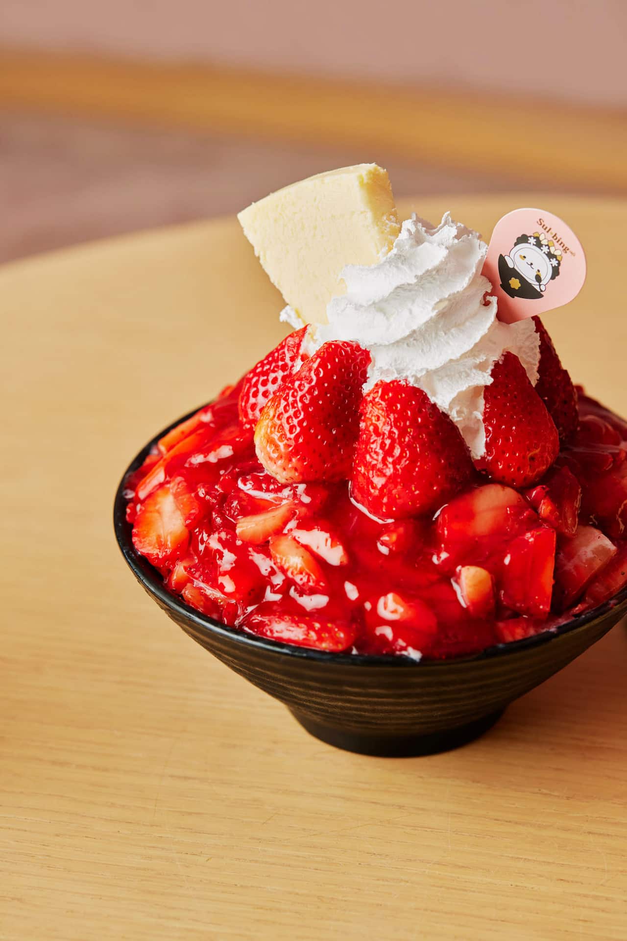 The premium strawberry bingsu at Sulbing.