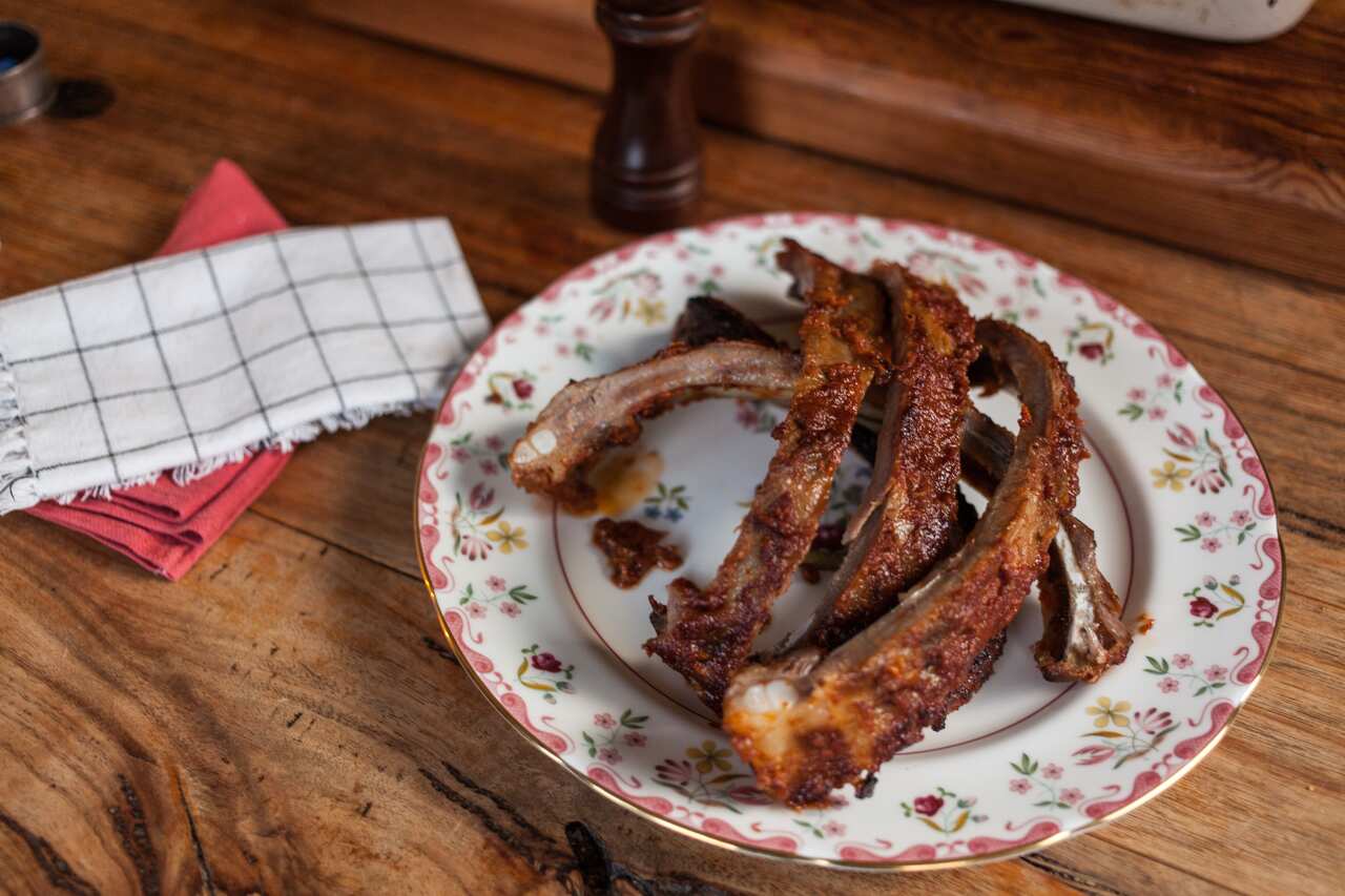 Matthew Evans' pork ribs