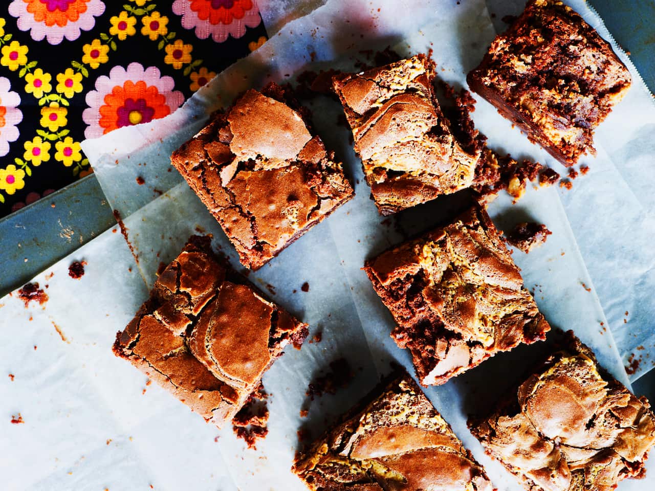 Chocolate peanut butter brownie