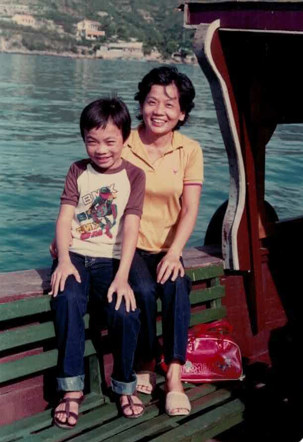 Vietnamese Bau Truong Michael Thai with his mum Bac Cang Nghieu.