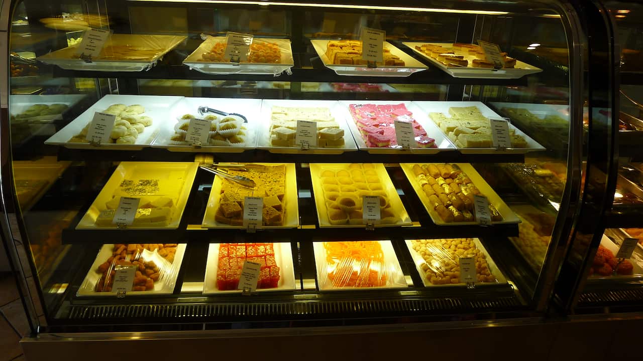 Indian sweets at Maya Masala