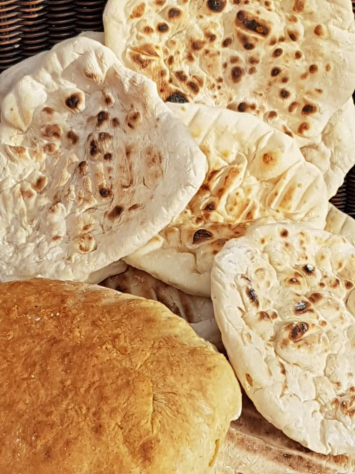 Johnny cakes and damper