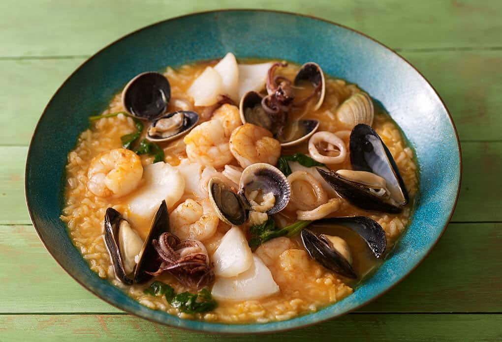 Everything But The Kitchen Sink Rice (Arroz con Mariscos)