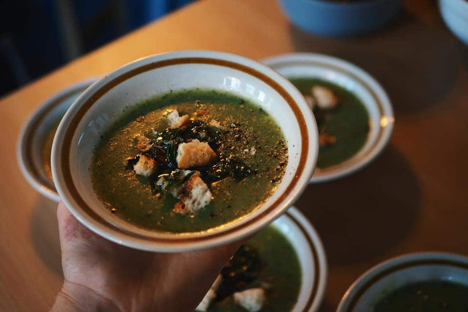 The fortnightly event attracts people who want to experience what meals made using ignored, overlooked or surplus food actually tastes like. 