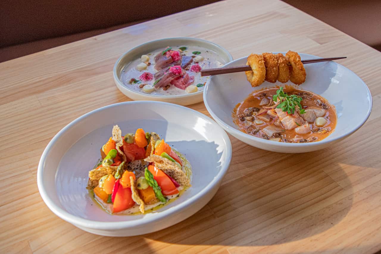 Warike's Japanese-inspired cold plates.