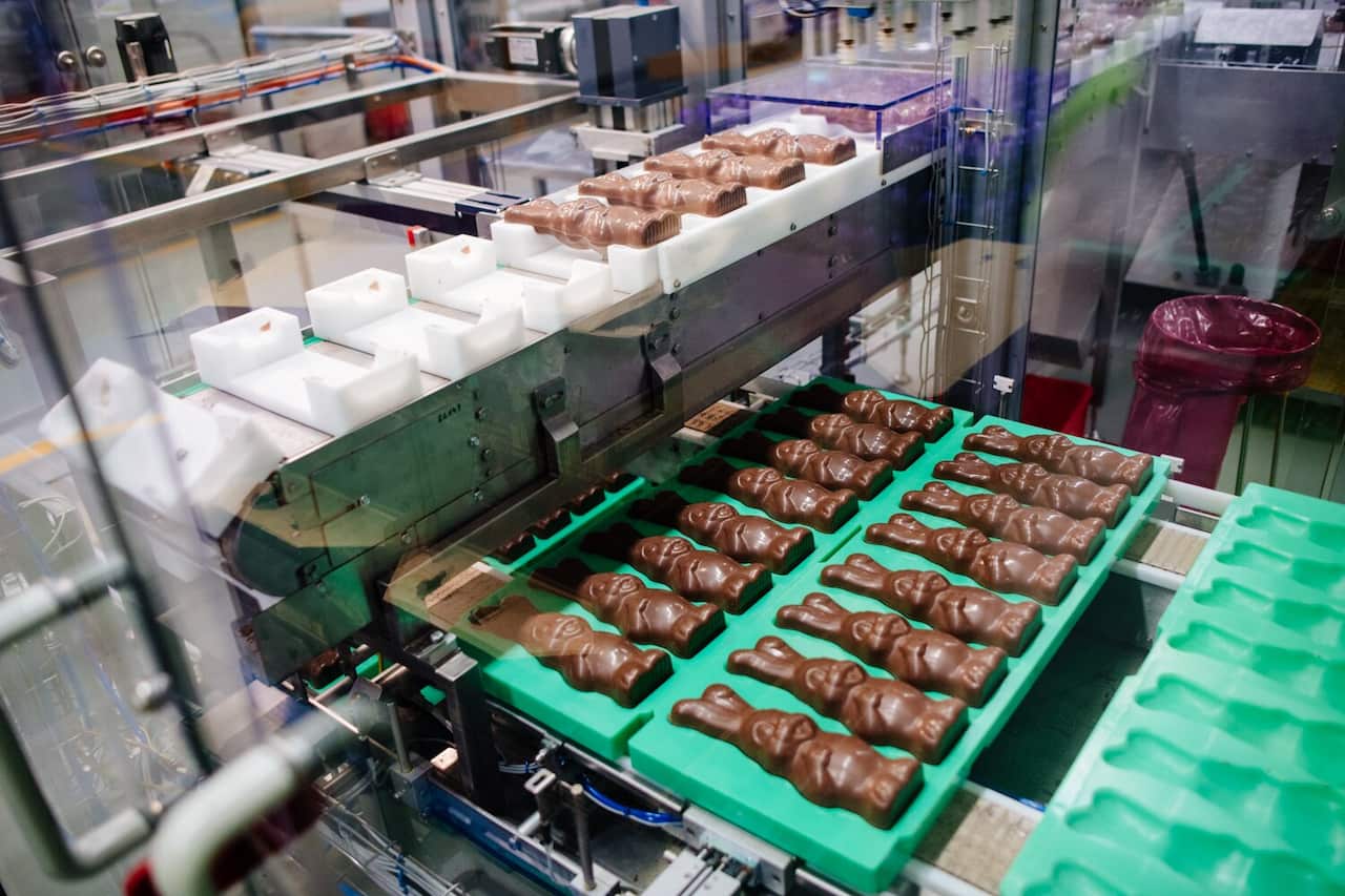 Production of Easter eggs, as seen on The Chocolate Factory: Inside Cadbury Australia
