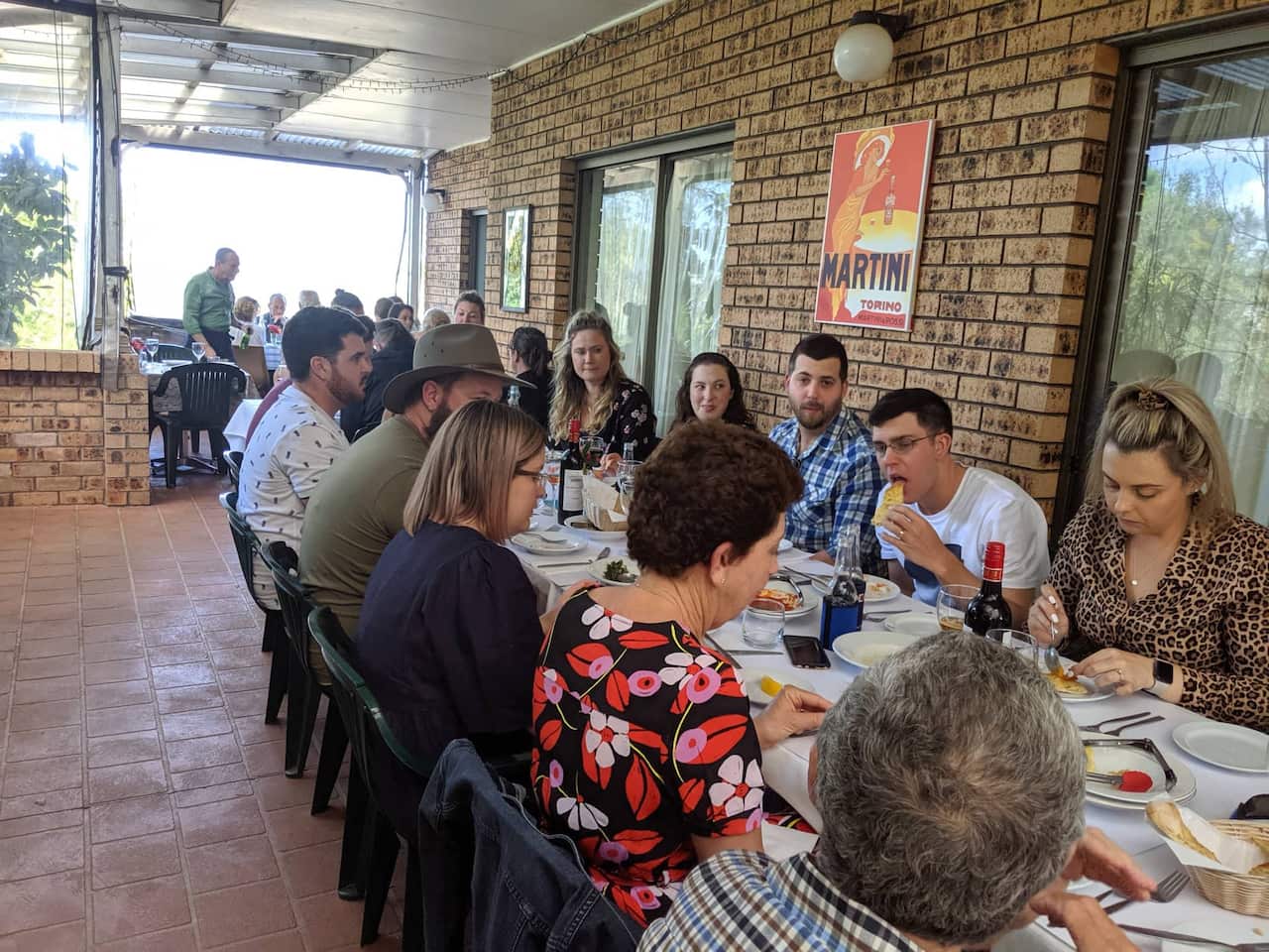 “Although dining outdoors is very Italian, the back veranda is such an Australian symbol,” says 59-year-old Lucia Di Luca.