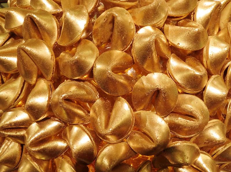 Golden Fortune Cookies