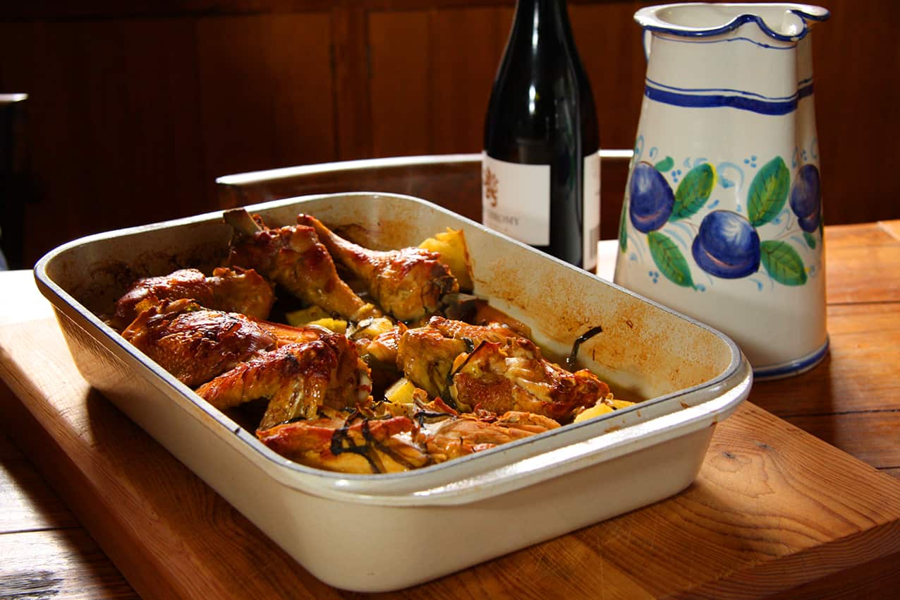 Beer-sozzled chicken