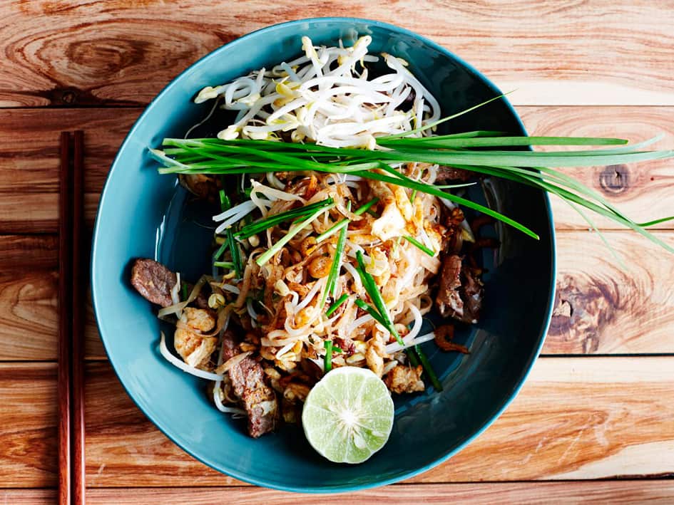 Beef pad Thai