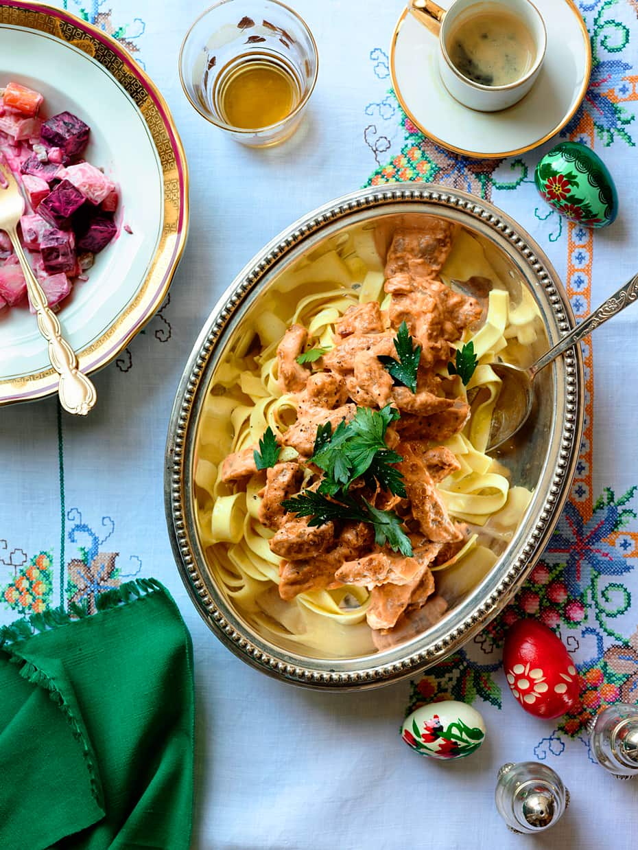 Beef Stroganoff