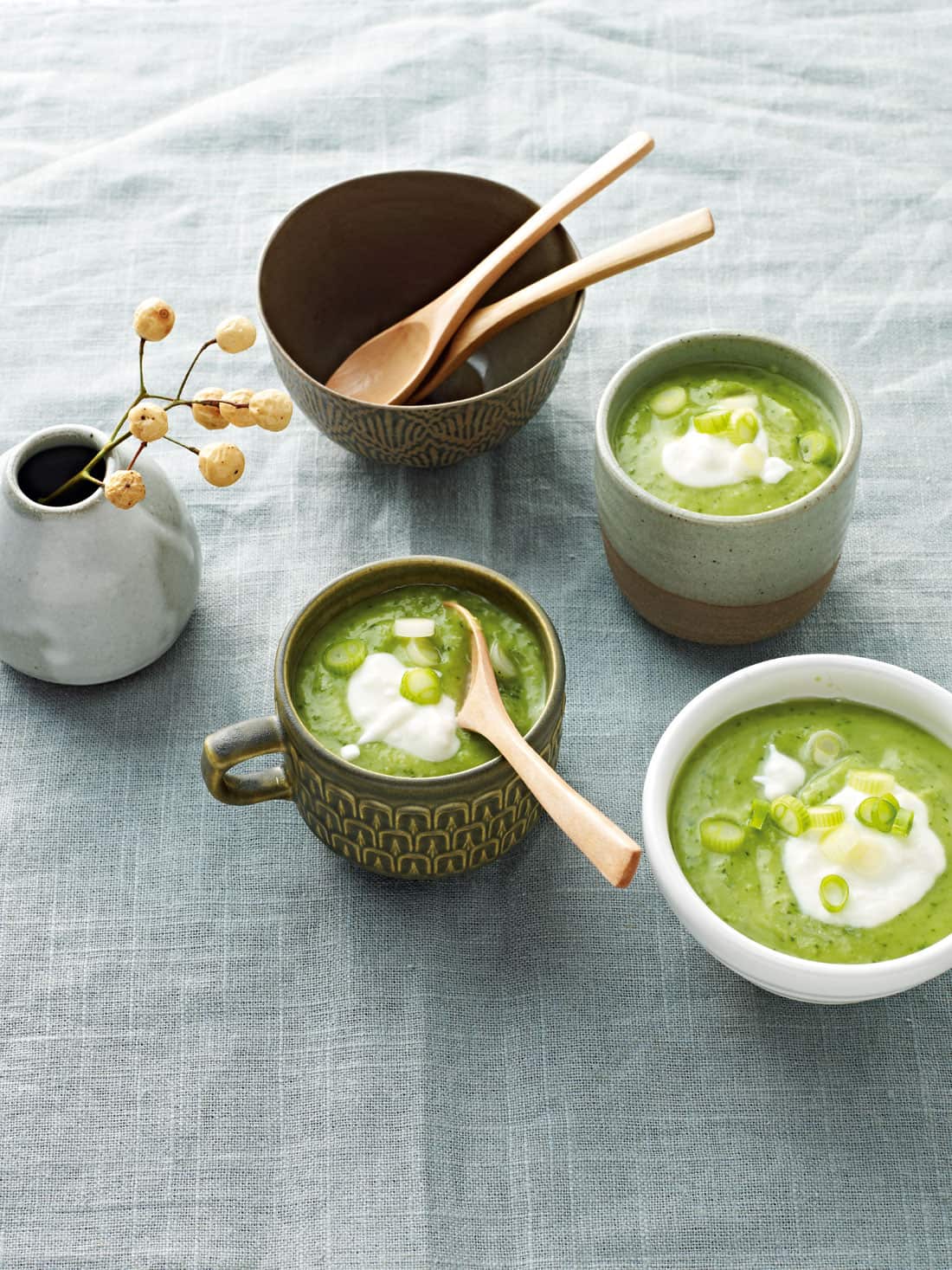 Cooling avocado soup