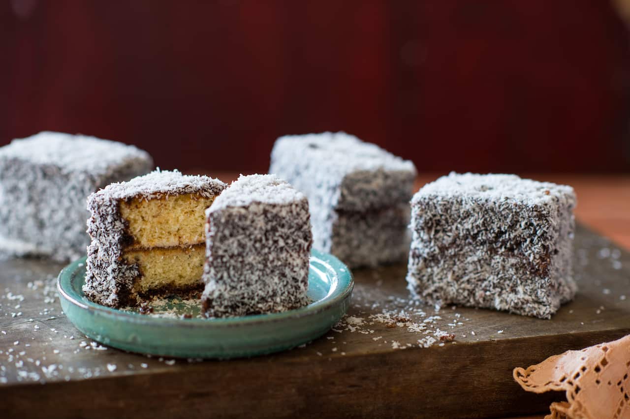 Gluten-free lamingtons