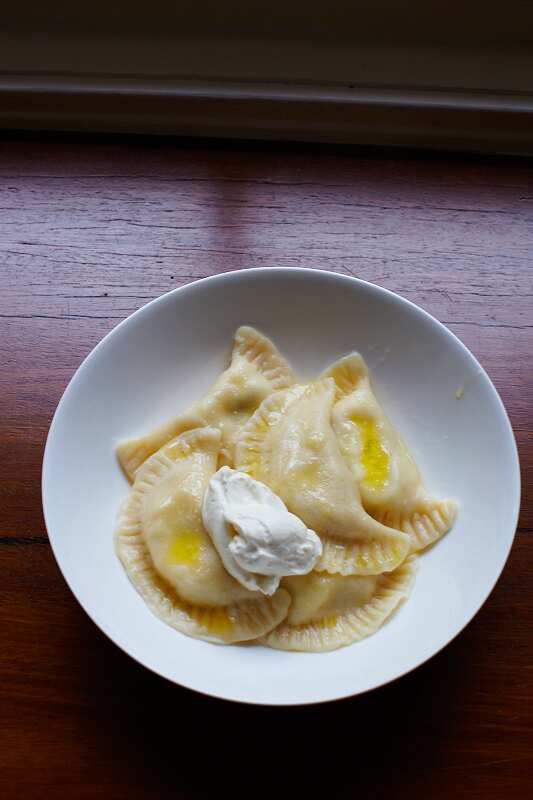 Russian cheese dumplings
