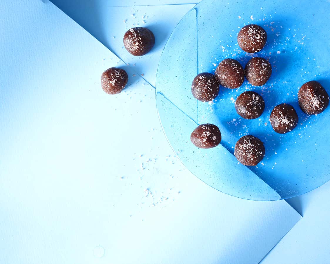 Mexican sweet tamarind balls with chilli sugar