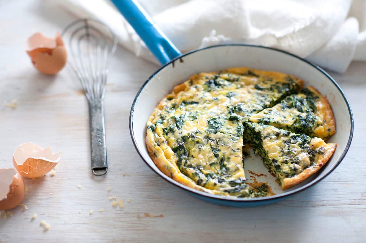 Silverbeet frittata