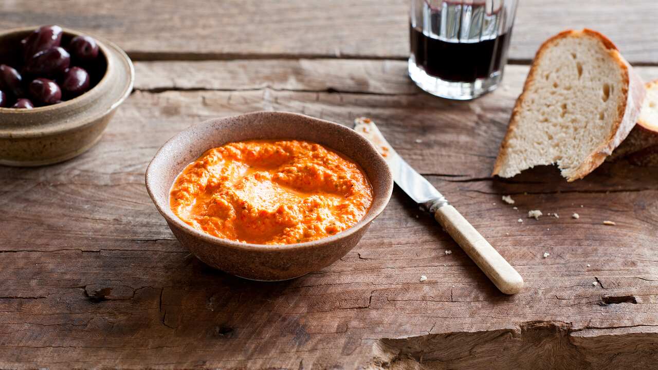 Roasted capsicum dip