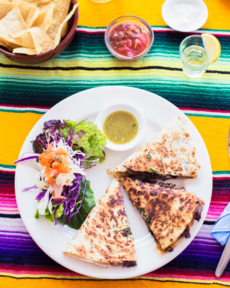 Quesadillas at Yellow Ash N Chilli.