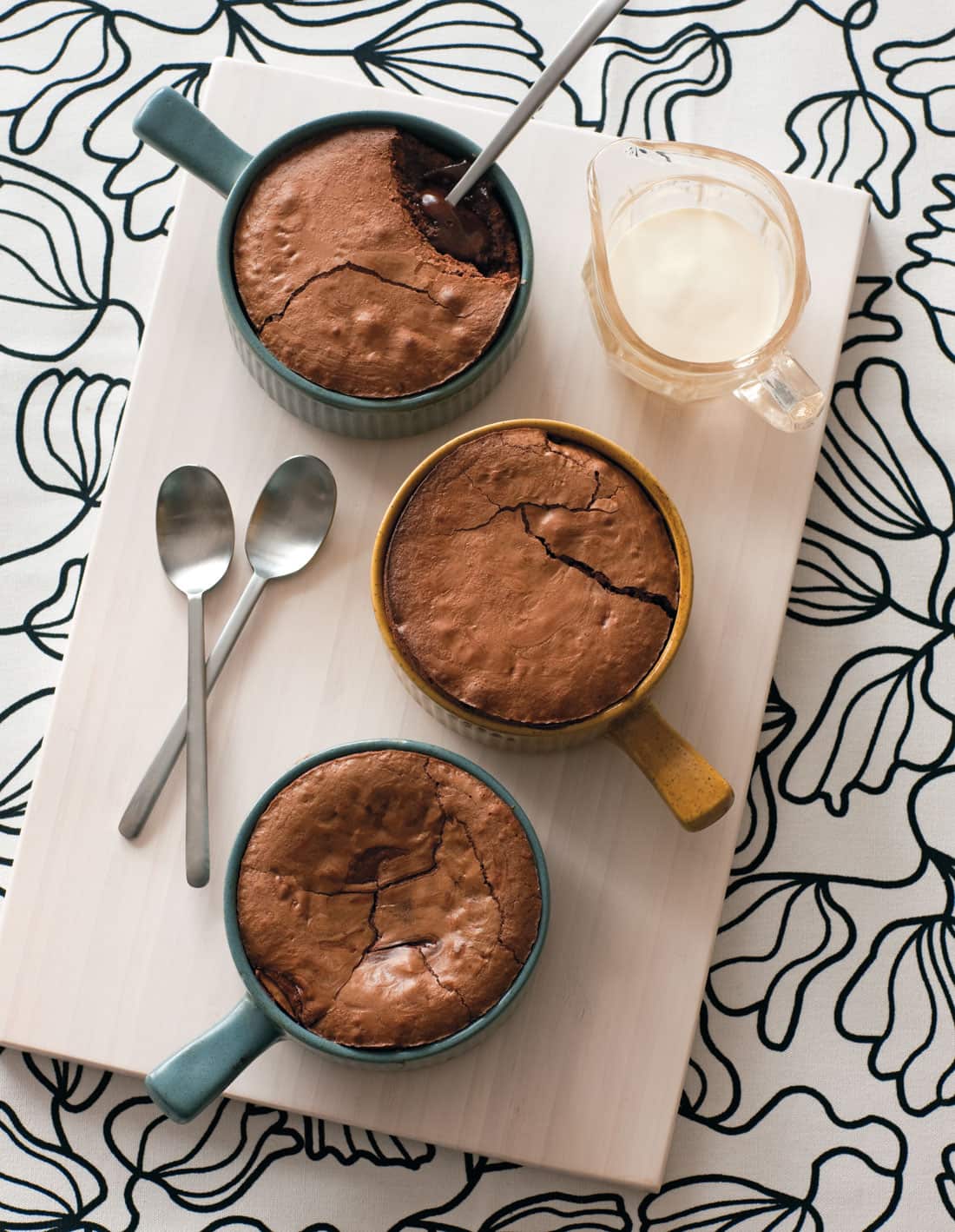 Molten chocolate puddings