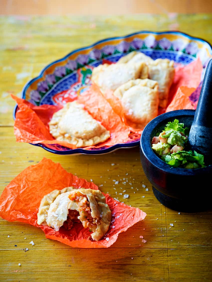 Prawn empanadas (empanadas de camaron)